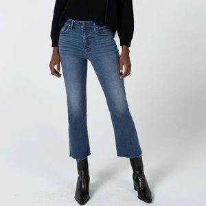 BNWT Unpublished Margaux Crop Demi Flare Jeans 25